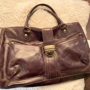 Nordstrom Brand Dark brown leather Satchel